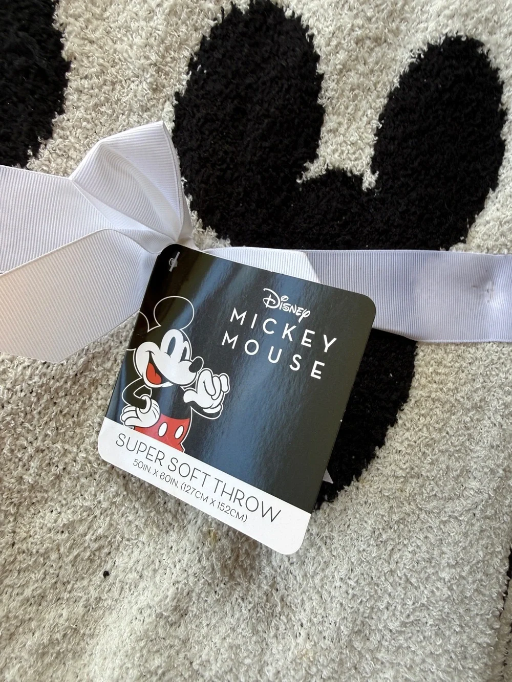 Disney Mickey Fuzzy Throw Blanket
